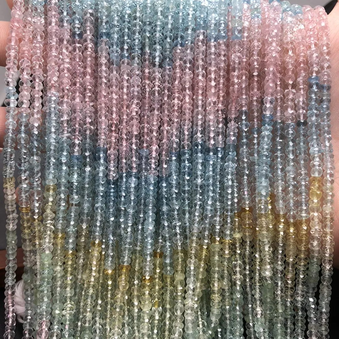 Natural Beryl Morganite Faceted Abacus Loose Beads Jewelry Making Bracelet Necklace Reiki Healing Stone DIY Accessories
Natural Beryl Morganite Faceted Abacus Loose Beads Jewelry Making Bracelet Necklace Reiki Healing Stone DIY Accessories