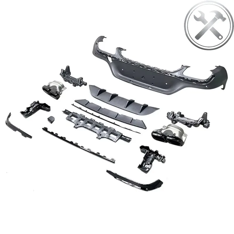 GLC Class C253 Coupe Upgrade GLC63 Style Full Body Kit 2018-2021 Rear Diffuser Muffler Exhaust Tips Mod Parts
GLC Class C253 Coupe Upgrade GLC63 Style Full Body Kit 2018-2021 Rear Diffuser Muffler Exhaust Tips Mod Parts