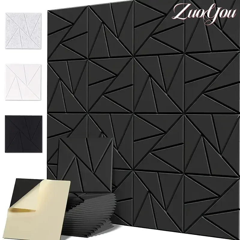 Thickening Square Sound Proof Foam Panel Self Adhesive Wall Panels Decor High Density Acoustic Foam Panels DIY Wall Sticker 
Thickening Square Sound Proof Foam Panel Self Adhesive Wall Panels Decor High Density Acoustic Foam Panels DIY Wall Sticker