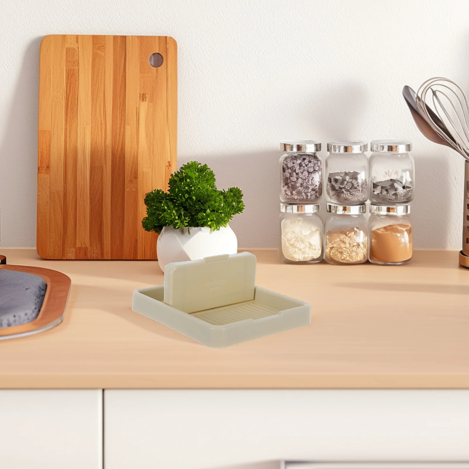 2pcs Kitchen Pot Lid Holder Foldable Spoon Utensil Rest Non-Slip Countertop Organizer For Spatula Storage Rack Pp Material
2pcs Kitchen Pot Lid Holder Foldable Spoon Utensil Rest Non-Slip Countertop Organizer For Spatula Storage Rack Pp Material