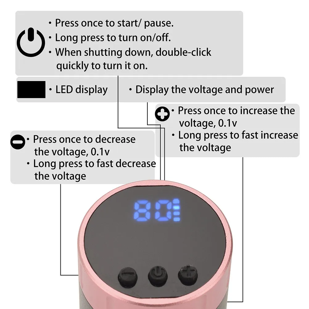 Профессиональный регулятор для тату-машинок: Премиум-стабилизатор напряжения, высокая стабильность, ультрачеткий цифровой дисплей, долговечность
Профессиональный регулятор для тату-машинок: Премиум-стабилизатор напряжения, высокая стабильность, ультрачеткий цифровой дисплей, долговечность