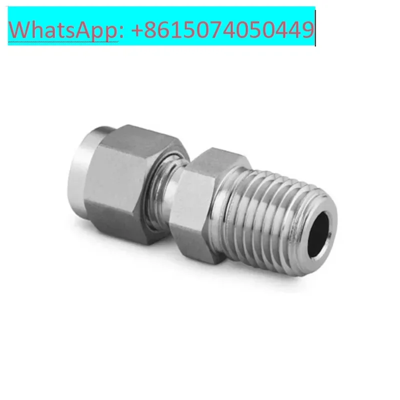 Swagelok NPT external thread to inch ferrule 316SS instrument through connector imported from the United States
Swagelok NPT external thread to inch ferrule 316SS instrument through connector imported from the United States