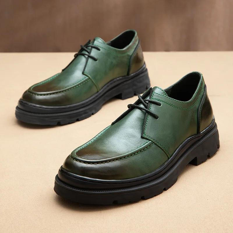 Vintage Mens Casual Business Shoes Luxury Genuine Leather Designer Handmade Quality Autumn Soft Leather Formal Social Shoes Man
Vintage Mens Casual Business Shoes Luxury Genuine Leather Designer Handmade Quality Autumn Soft Leather Formal Social Shoes Man