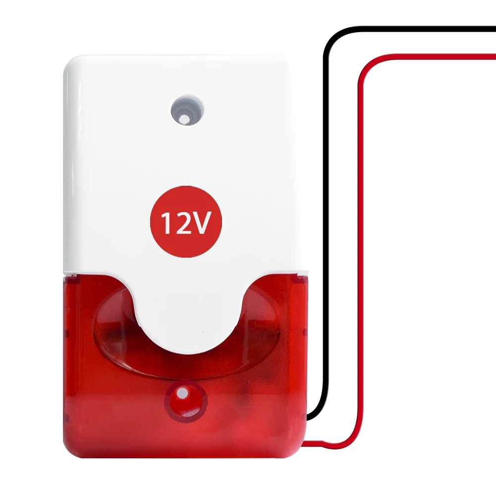 Indoor Wired Alarm Siren Strobe Flash Light 12V wire flash siren For wired zone gsm Alarm System
Indoor Wired Alarm Siren Strobe Flash Light 12V wire flash siren For wired zone gsm Alarm System