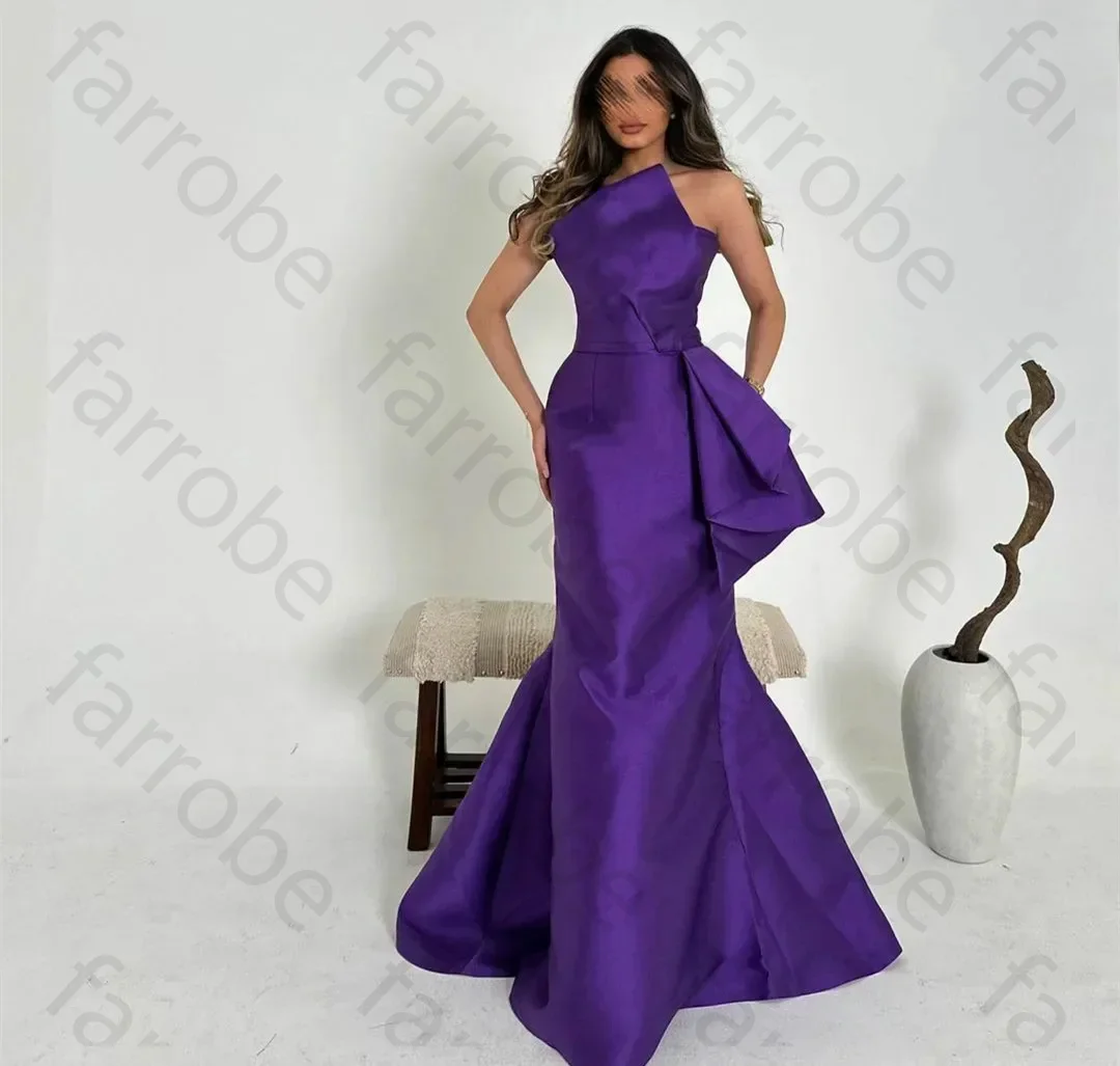 Customized Elegant Long Purple Strapless Evening Dresses with Ruffles Mermaid Floor-Length Sweep Train Prom Dresses for Women
Customized Elegant Long Purple Strapless Evening Dresses with Ruffles Mermaid Floor-Length Sweep Train Prom Dresses for Women