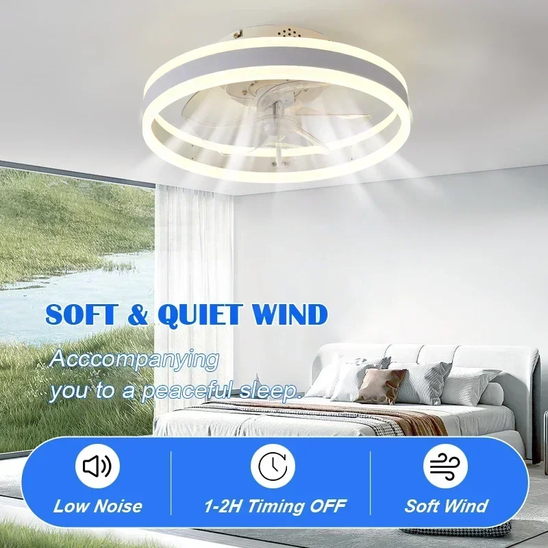 1set Latest Models Embedded LED Ceiling Fan with 5 Blades and Lights and Remote Control, Adjustable from 3000K to 6500K Lighting
1set Latest Models Embedded LED Ceiling Fan with 5 Blades and Lights and Remote Control, Adjustable from 3000K to 6500K Lighting