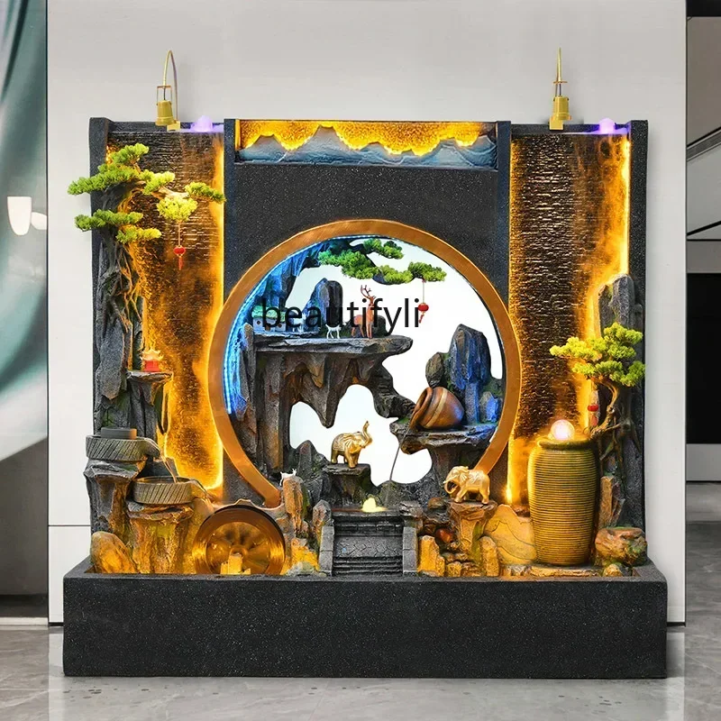 X Water Curtain Wall Water Fountain Fish Pond Screen Fortune Landscape Indoor Rockery Circulating Water Ornaments
X Water Curtain Wall Water Fountain Fish Pond Screen Fortune Landscape Indoor Rockery Circulating Water Ornaments