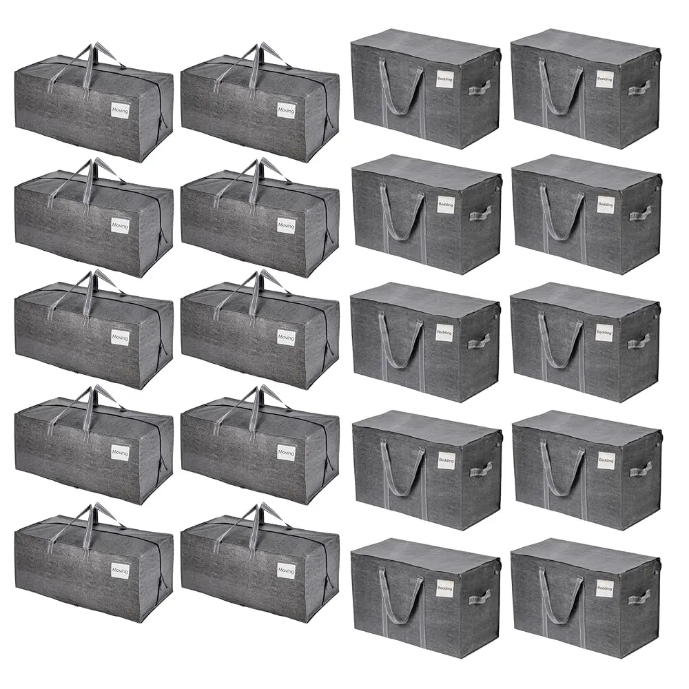 20 Pa Moving Bags (10 With Backpa Straps + 10 With Wrap Around Handles & Side Handles)
20 Pa Moving Bags (10 With Backpa Straps + 10 With Wrap Around Handles & Side Handles)