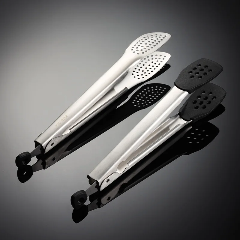 Switch 304 Stainless Steel Barbecue Clip Kitchen Tongs with Silicone Tips Bread Dessert Pastry Tools Spatula BBQ Accessories
Switch 304 Stainless Steel Barbecue Clip Kitchen Tongs with Silicone Tips Bread Dessert Pastry Tools Spatula BBQ Accessories