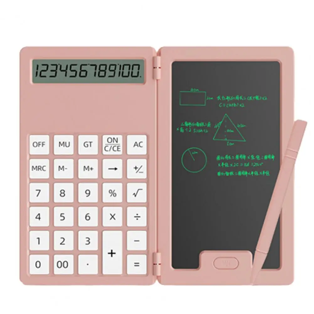 Calculator Folding LCD Writing Board 12 Digits Clear Display Pocket-sized Scientific Calculator
Calculator Folding LCD Writing Board 12 Digits Clear Display Pocket-sized Scientific Calculator