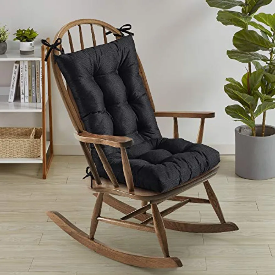 Rocking Chair Cushion Premium Pads Non Skid Slip Backed Set of Upper and Lower with Ties
Rocking Chair Cushion Premium Pads Non Skid Slip Backed Set of Upper and Lower with Ties