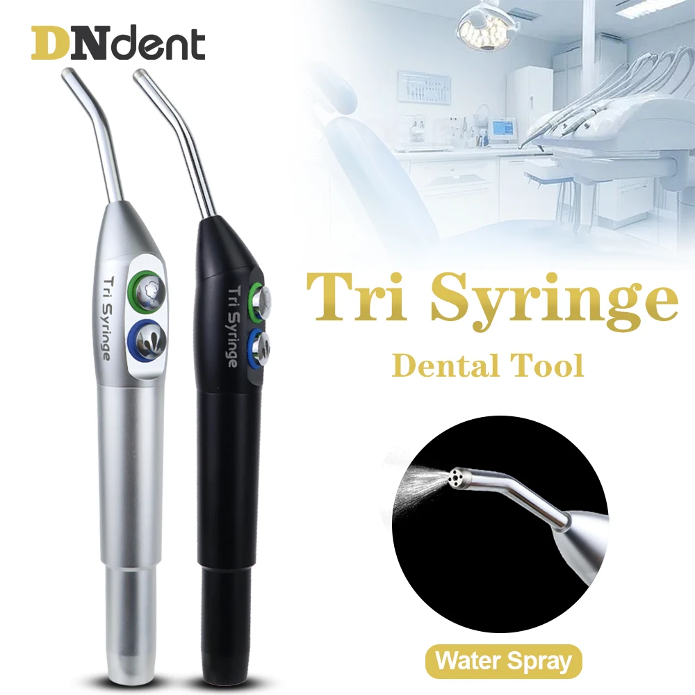 Dental Tri Syringe 3-Way Air Water Spray Triple Syringe Handpiece 5-Holes Jet Water Spraying Oral Cavity Equipment
Dental Tri Syringe 3-Way Air Water Spray Triple Syringe Handpiece 5-Holes Jet Water Spraying Oral Cavity Equipment