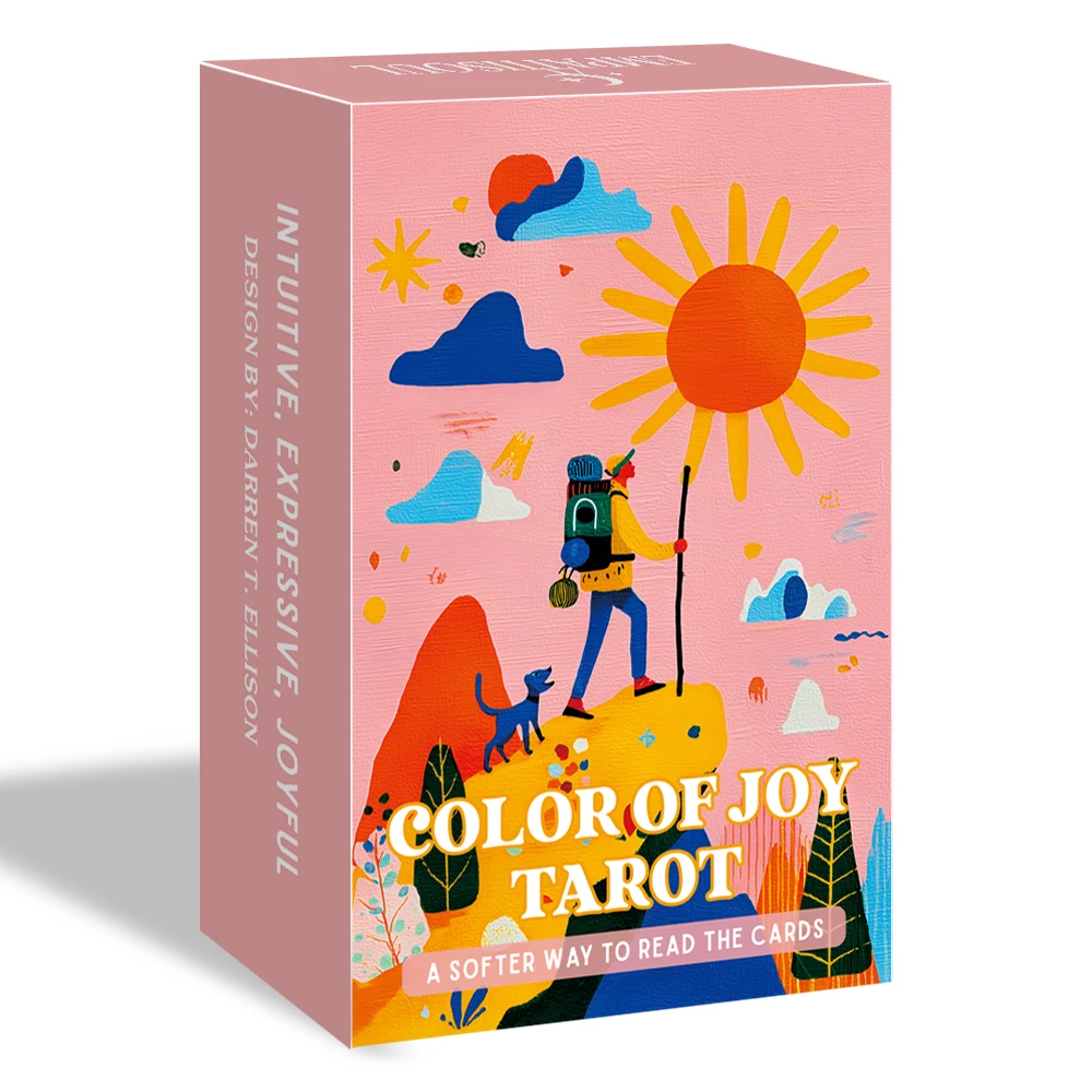 Карты Таро Color of Joy, 78 оригинальных карт Таро с руководством, современный дизайн иллюстраций, карточные игры, 12*7 см, 14+
Карты Таро Color of Joy, 78 оригинальных карт Таро с руководством, современный дизайн иллюстраций, карточные игры, 12*7 см, 14+