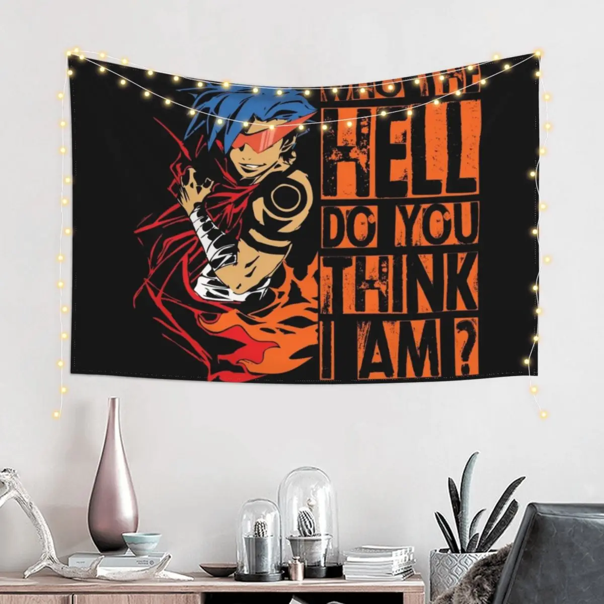 Kamina - Who The Hell Do You Think I Am Tapestry Aesthetic Decoration Room Aesthetic Decor Decoration For Home Tapestry
Kamina - Who The Hell Do You Think I Am Tapestry Aesthetic Decoration Room Aesthetic Decor Decoration For Home Tapestry
