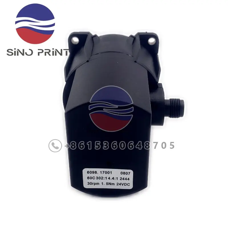 6098.17001 24V DC Geared Motor For Heidelberg Engine Drive Offset Printing Machine Part Prinitng Accessories
6098.17001 24V DC Geared Motor For Heidelberg Engine Drive Offset Printing Machine Part Prinitng Accessories