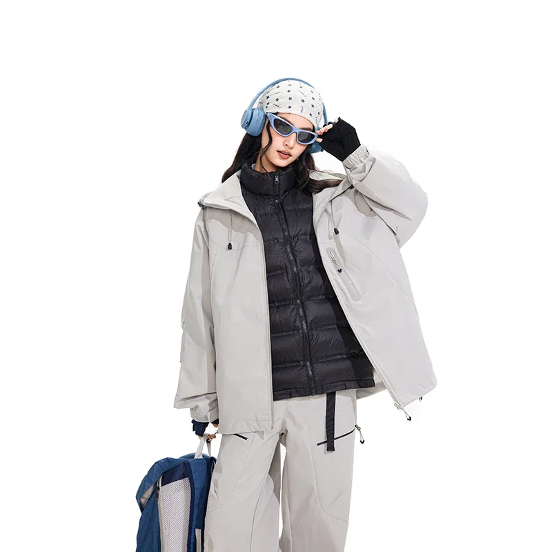 Men Women Outdoor Fashion Loose Casual Techwear Track Down Hooded Cargo Jacket Warm Coat Winter Three-in-one Skiwear Down Jacket
Men Women Outdoor Fashion Loose Casual Techwear Track Down Hooded Cargo Jacket Warm Coat Winter Three-in-one Skiwear Down Jacket