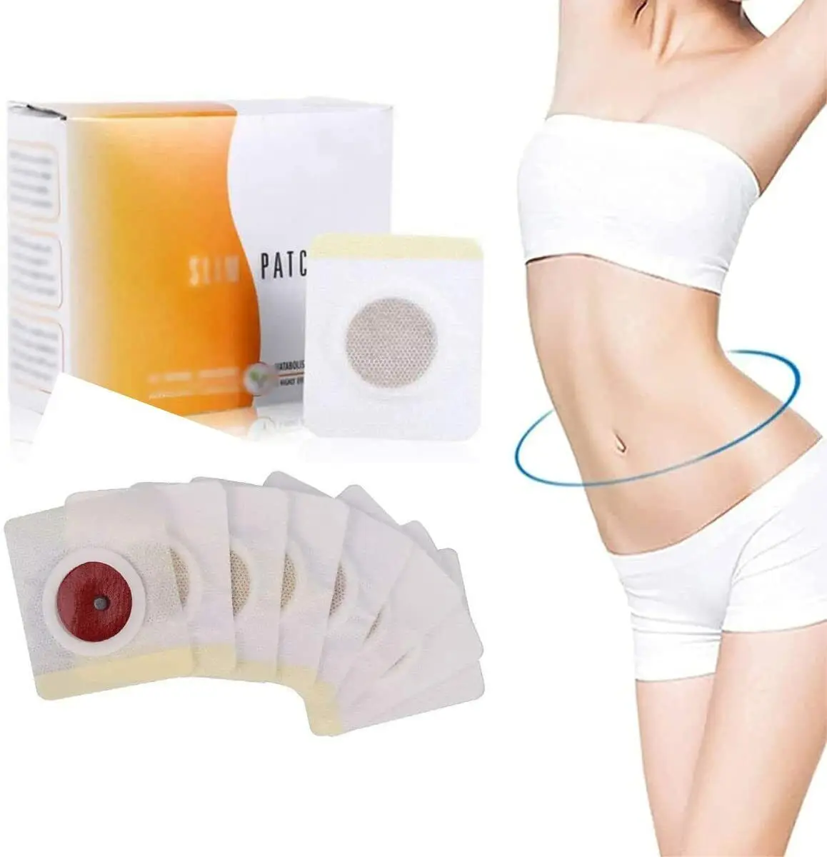 Mugwort Navel Slimming Sticker Parches Reductores De Abdomen Flacidez 30/60Pcs
Mugwort Navel Slimming Sticker Parches Reductores De Abdomen Flacidez 30/60Pcs