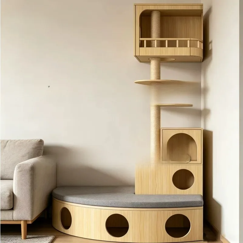 balcony does not occupy the cat nest cabinet multi-layer pet hall stroking cats climbing frame stairs cat villa cabinet
balcony does not occupy the cat nest cabinet multi-layer pet hall stroking cats climbing frame stairs cat villa cabinet