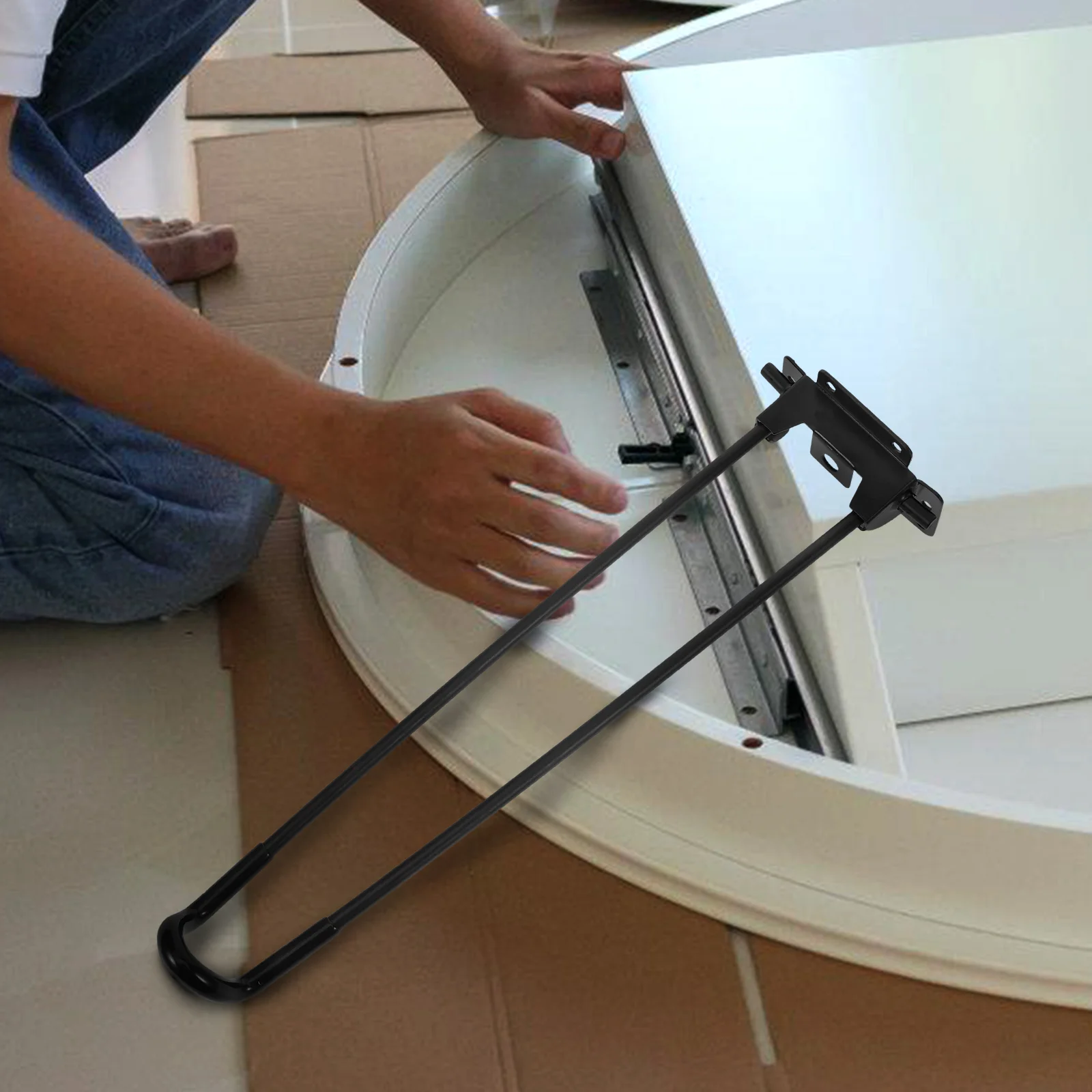 Folding Table Legs 350MM Height 7MM Diameter Strong Iron Material Heavy Duty Metal Hairpin For Bench Coffee End Table
Folding Table Legs 350MM Height 7MM Diameter Strong Iron Material Heavy Duty Metal Hairpin For Bench Coffee End Table