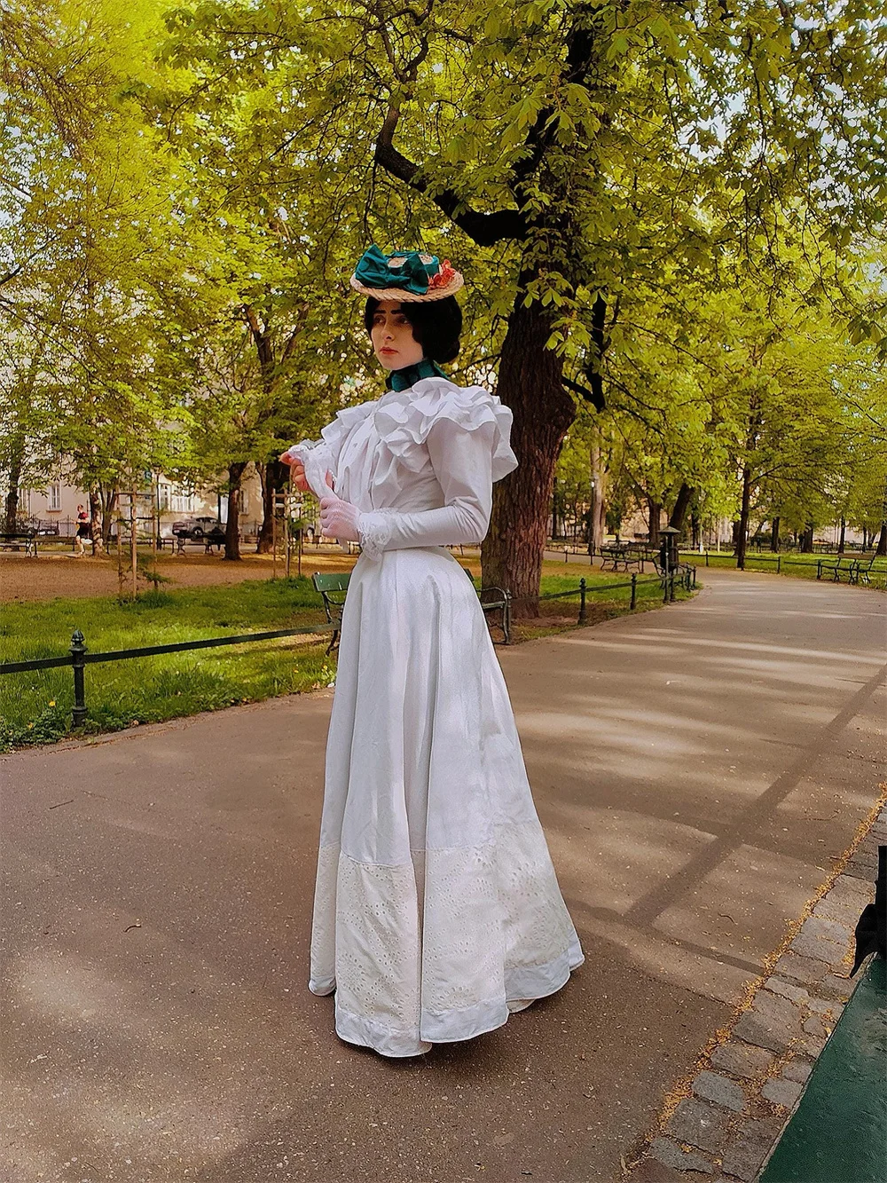 Платье ко Дню 1890-х годов в викторианском стиле, свадебное платье Южной красавицы, эдвардианская эпоха, чаепитие, герцогиня, вечернее платье для выпускного вечера, бальное платье
Платье ко Дню 1890-х годов в викторианском стиле, свадебное платье Южной красавицы, эдвардианская эпоха, чаепитие, герцогиня, вечернее платье для выпускного вечера, бальное платье