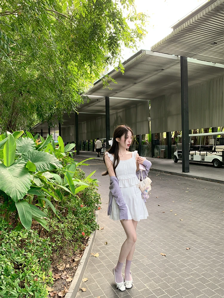Cute Style Pure Desire Ruffle Halter A-Line Skirt Set Women's Short Sleeve Top And Skirt Ensemble Spring Fashion
Cute Style Pure Desire Ruffle Halter A-Line Skirt Set Women's Short Sleeve Top And Skirt Ensemble Spring Fashion
