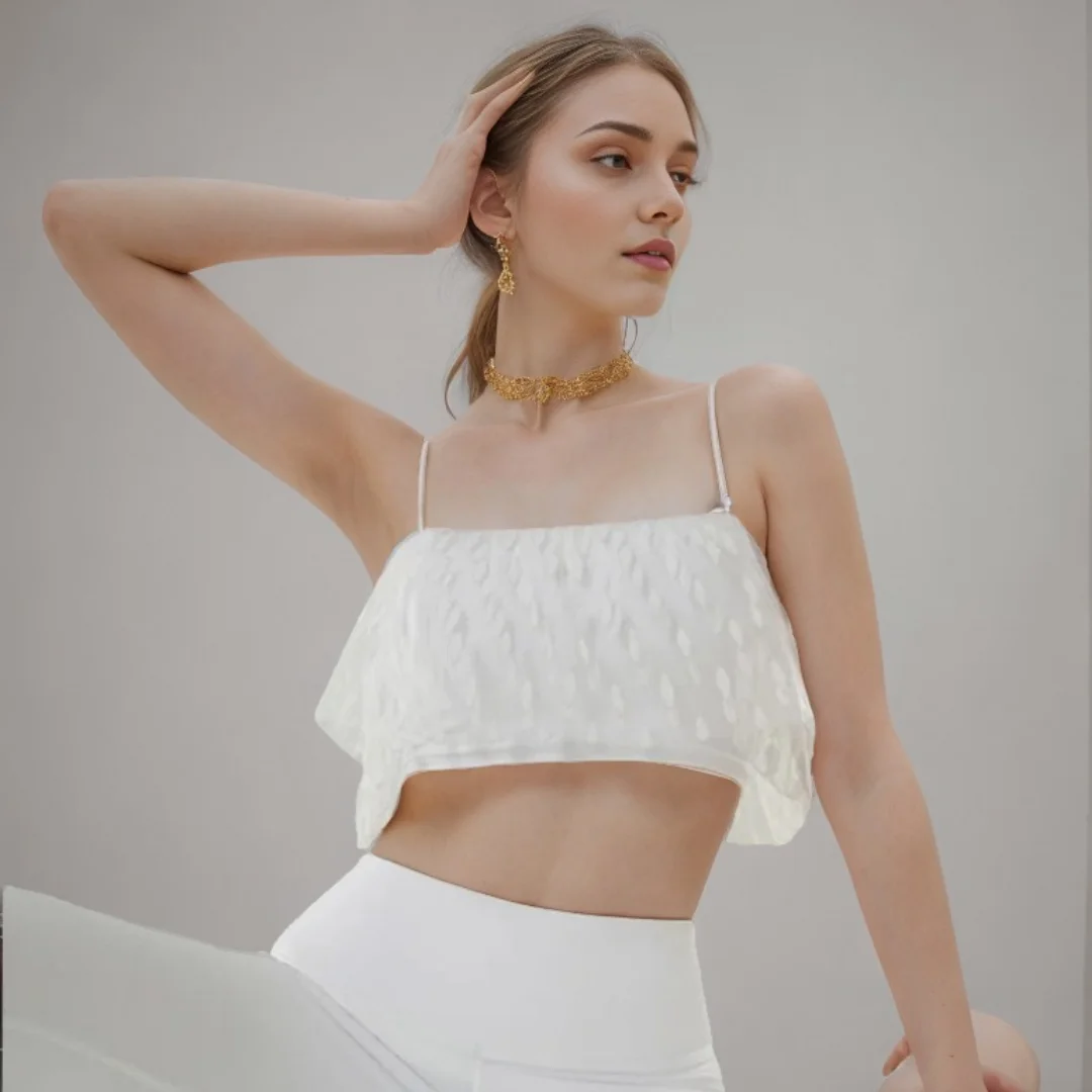 2026 New Sports Bra Sheer Mesh Thin Strap Cropped Top Nude Feel Breathable Yoga Fitness Crop Top
2026 New Sports Bra Sheer Mesh Thin Strap Cropped Top Nude Feel Breathable Yoga Fitness Crop Top