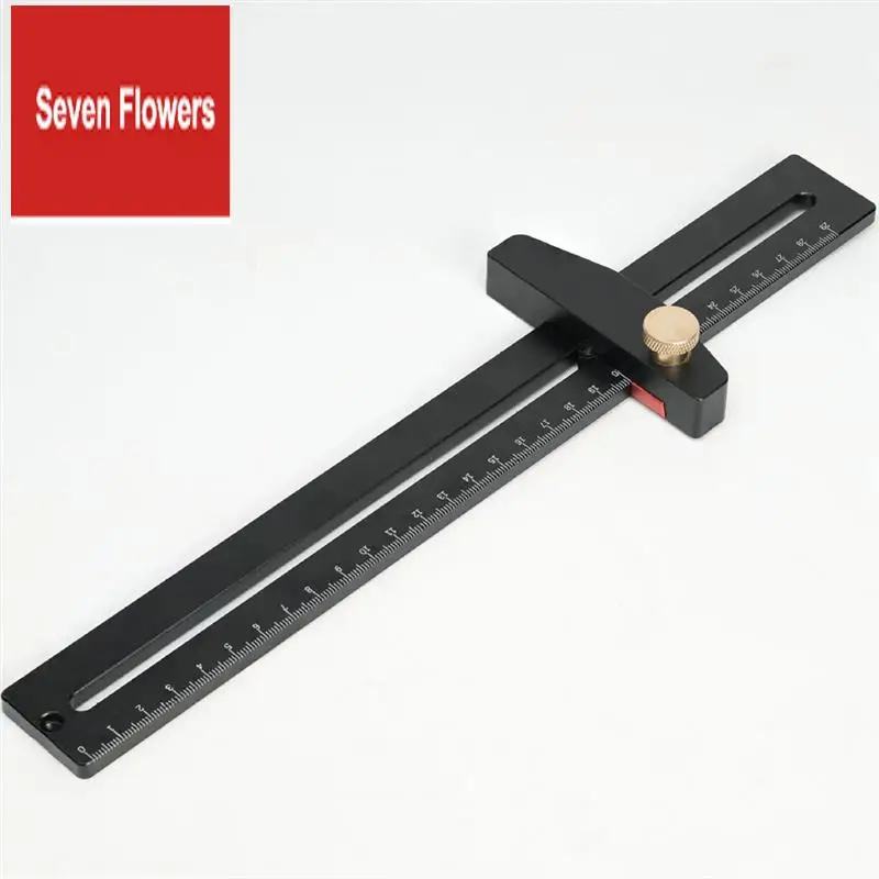 Scribing Ruler Sliding Aluminum Alloy Marking Gauge High Precision Measuring Tools Angle Ruler Woodworking Tool, Durable
Scribing Ruler Sliding Aluminum Alloy Marking Gauge High Precision Measuring Tools Angle Ruler Woodworking Tool, Durable