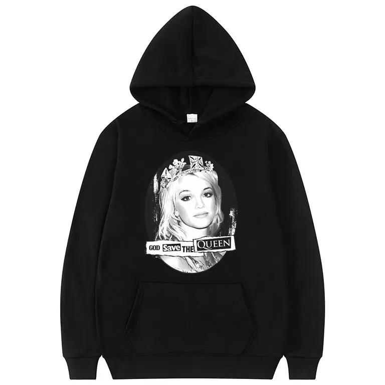 Singer Britney Spears God Save The Queen Graphic Hoodie Men Women Vintage Oversized Sweatshirt Male Casual Fleece Cotton Hoodies
Singer Britney Spears God Save The Queen Graphic Hoodie Men Women Vintage Oversized Sweatshirt Male Casual Fleece Cotton Hoodies