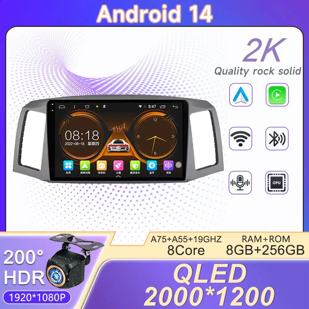 Android 14 для JEEP Grand Cherokee 2004 2005 2006 2007 Автомобильный мультимедийный видеоплеер Навигация GPS 2DIN 4G Carplay Стерео Радио
Android 14 для JEEP Grand Cherokee 2004 2005 2006 2007 Автомобильный мультимедийный видеоплеер Навигация GPS 2DIN 4G Carplay Стерео Радио