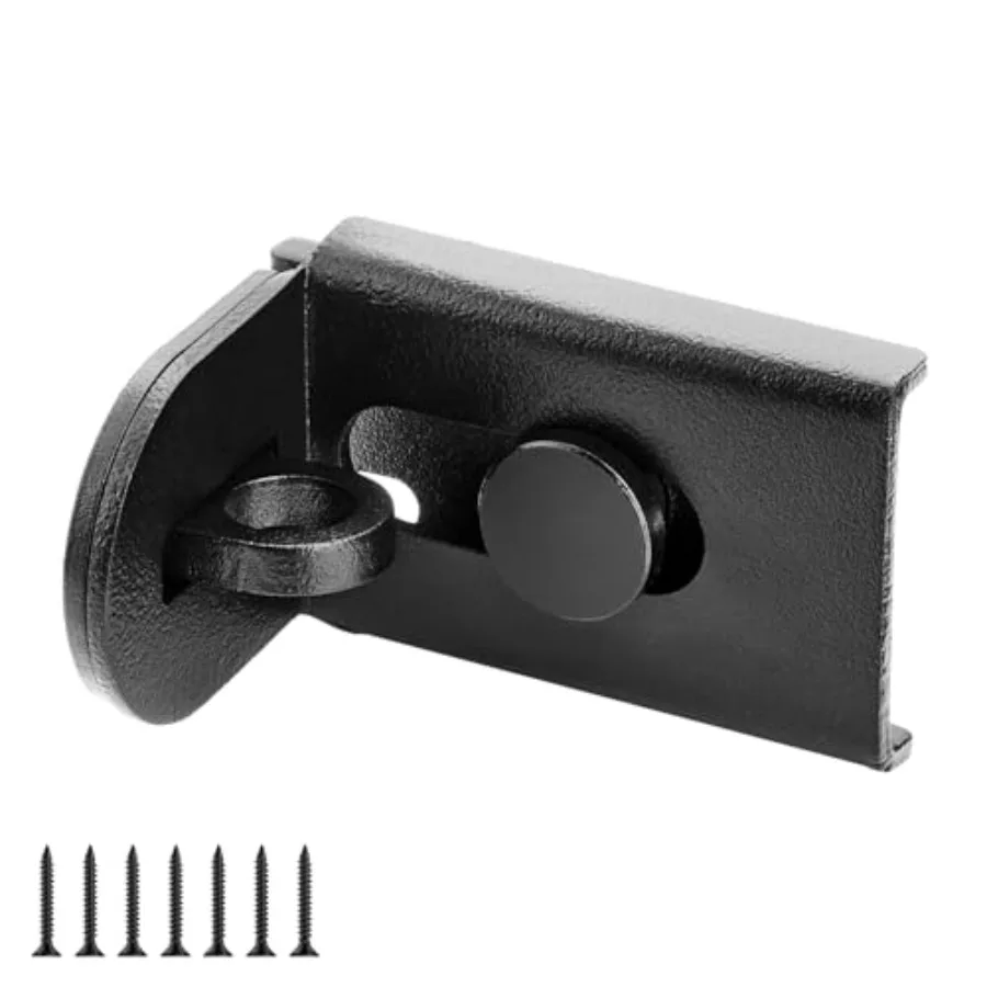 Slidg Door Lock, 90 Degree Door Hasp Latch Lock, Staless Steel Security Right Angle Padlock with Screws for Push/Slidg/Barn Doo
Slidg Door Lock, 90 Degree Door Hasp Latch Lock, Staless Steel Security Right Angle Padlock with Screws for Push/Slidg/Barn Doo