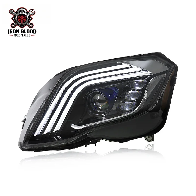 Suitable for 2013-2015 Mercedes-Benz GLK headlight assembly modification to Maybach-style LED daytime running lights with flowin
Suitable for 2013-2015 Mercedes-Benz GLK headlight assembly modification to Maybach-style LED daytime running lights with flowin
