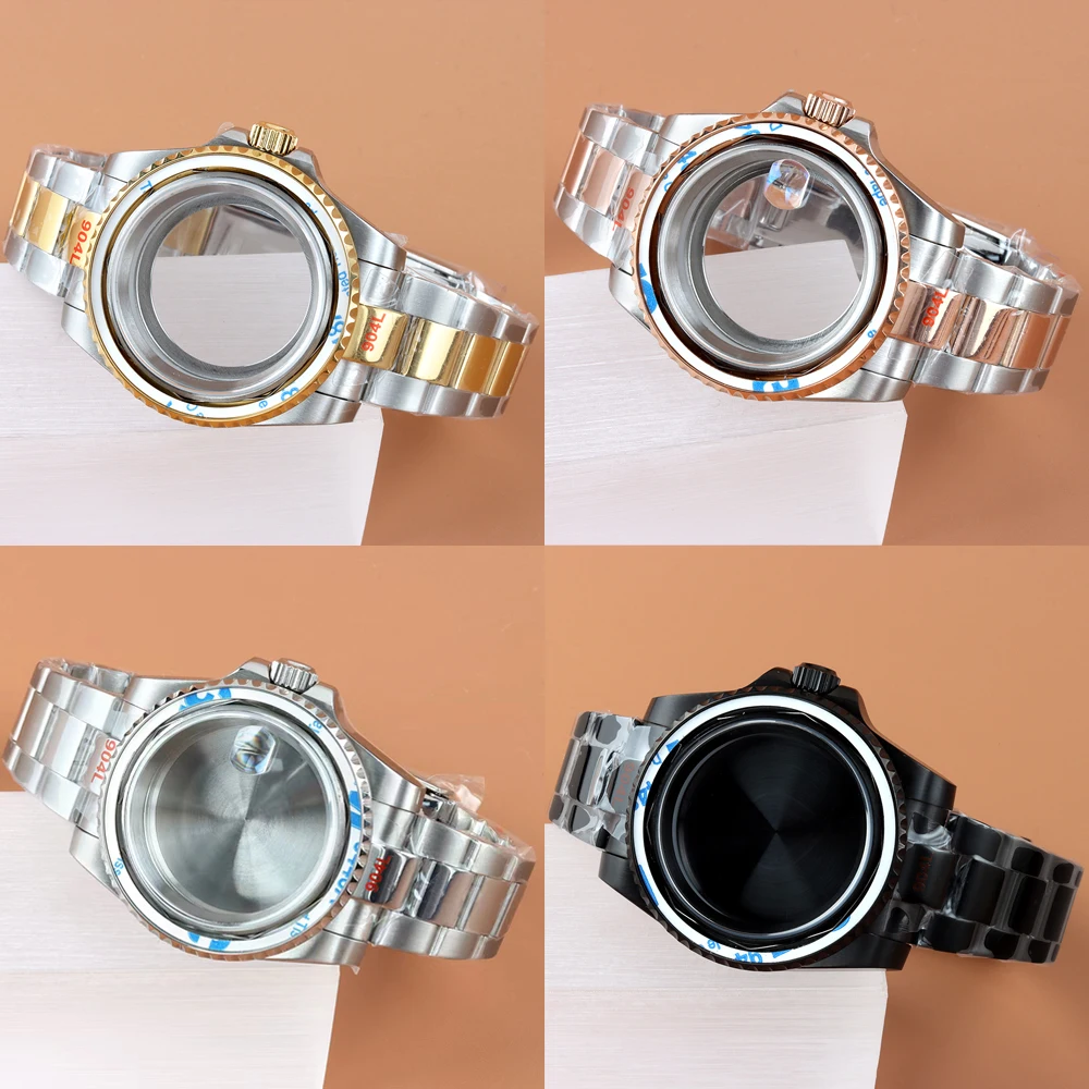 Rose Gold/Gold 40mm NH35 Watch Case Sapphire Glass Fit Seiko nh34 nh35 nh36 nh38 Movement 28.5mm Dial Oyster Bracelet Waterproof
Rose Gold/Gold 40mm NH35 Watch Case Sapphire Glass Fit Seiko nh34 nh35 nh36 nh38 Movement 28.5mm Dial Oyster Bracelet Waterproof