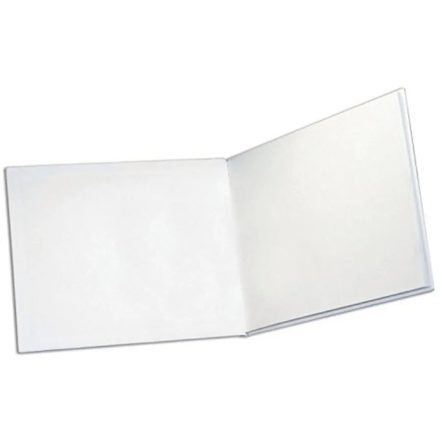 Ashley Landscape Hardcover Blank Pages Book White 8.5" x 11" 10710
Ashley Landscape Hardcover Blank Pages Book White 8.5" x 11" 10710
