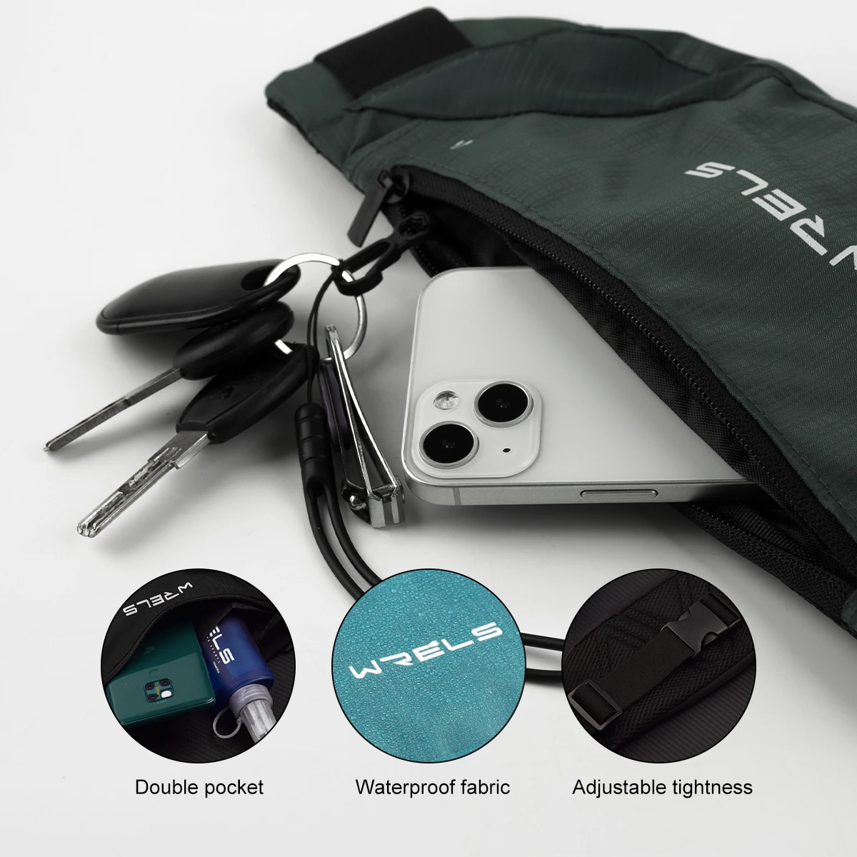 Outdoor Running Fitness Waist Bag Ultra-thin Mobile Phone Elastic Sports Waterproof Close-fitting Mobile Phone Bag Waterproof
Outdoor Running Fitness Waist Bag Ultra-thin Mobile Phone Elastic Sports Waterproof Close-fitting Mobile Phone Bag Waterproof