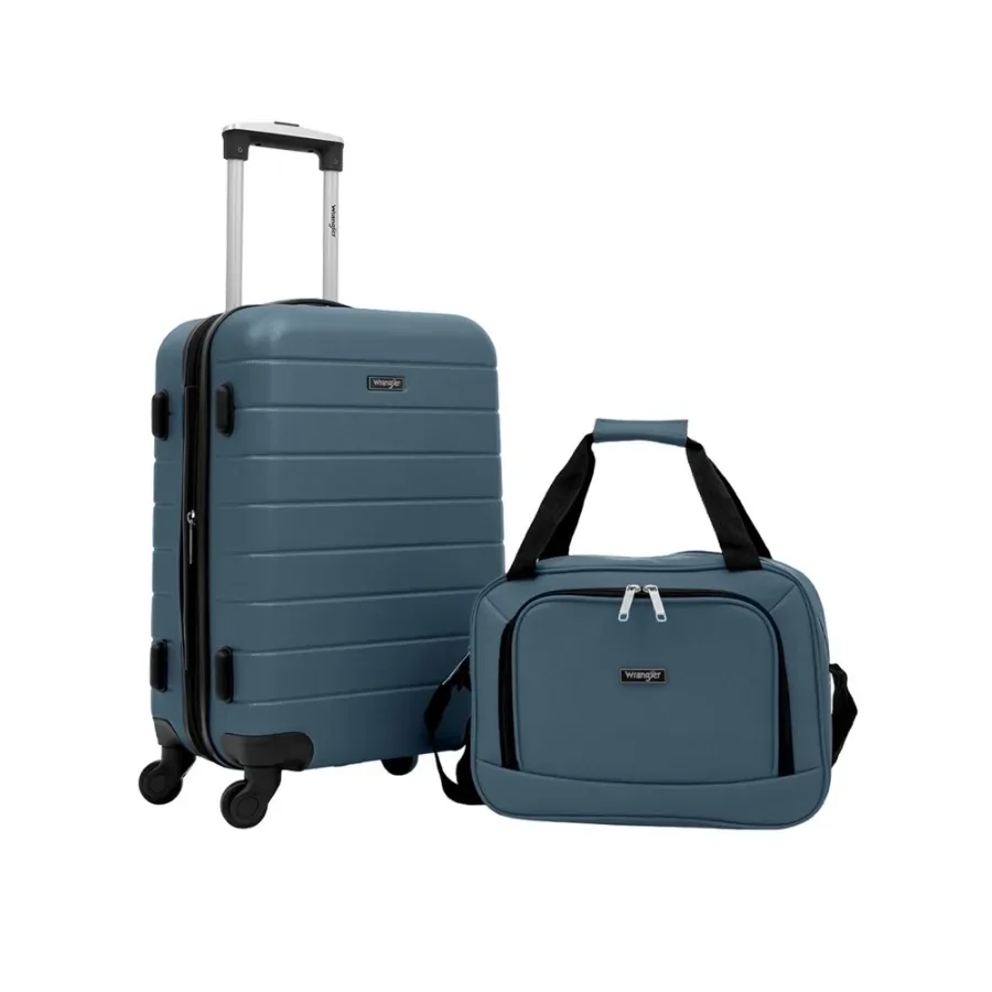 2-Piece Expandable Rolling Hard Side Spinner Carry-on Set with Patented 4-in1 Cup Holder Indian Teal
2-Piece Expandable Rolling Hard Side Spinner Carry-on Set with Patented 4-in1 Cup Holder Indian Teal