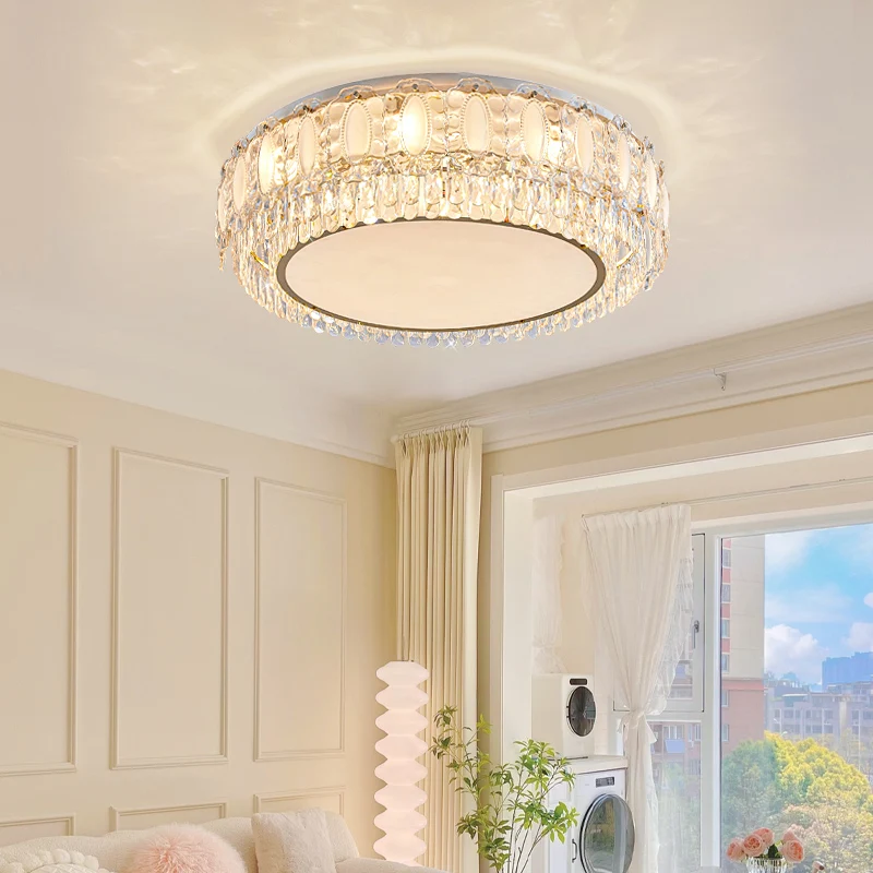 Living Room Crystal Glass Ceiling Lamps Modern Atmosphere Gold Personality Creative Home Bedroom Round Ceiling Lights 110-240V
Living Room Crystal Glass Ceiling Lamps Modern Atmosphere Gold Personality Creative Home Bedroom Round Ceiling Lights 110-240V