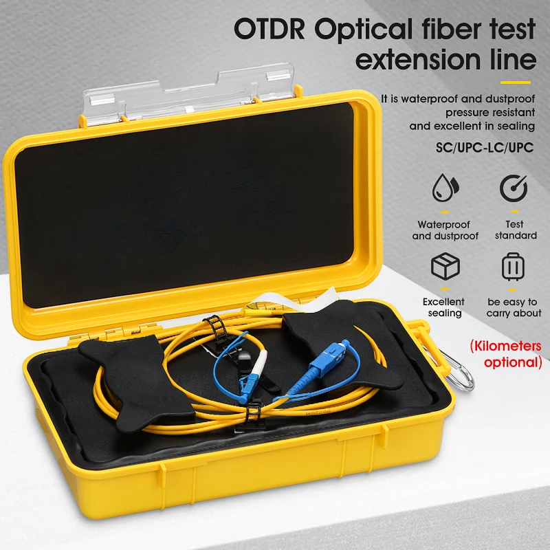 OTDR Fiber Tester SC/UPC-LC/UPC Test Extension Cable Fiber Jumper Box 500M 1000M 2000M
OTDR Fiber Tester SC/UPC-LC/UPC Test Extension Cable Fiber Jumper Box 500M 1000M 2000M
