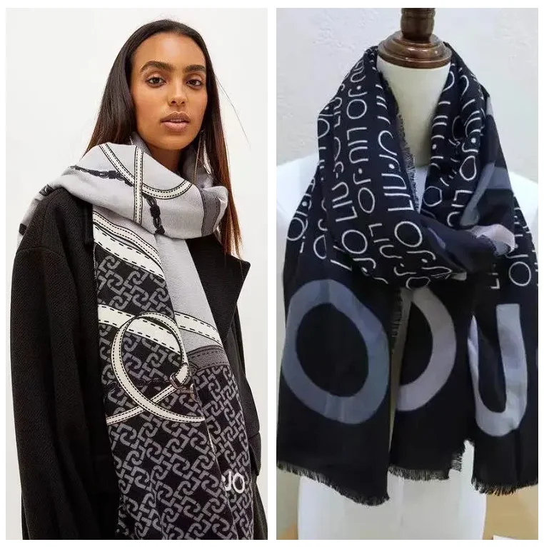 Foreign trade original Italian Liu Jo new scarf with female letter printed warm shawl 120 * 120 large scarf in multiple styles
Foreign trade original Italian Liu Jo new scarf with female letter printed warm shawl 120 * 120 large scarf in multiple styles