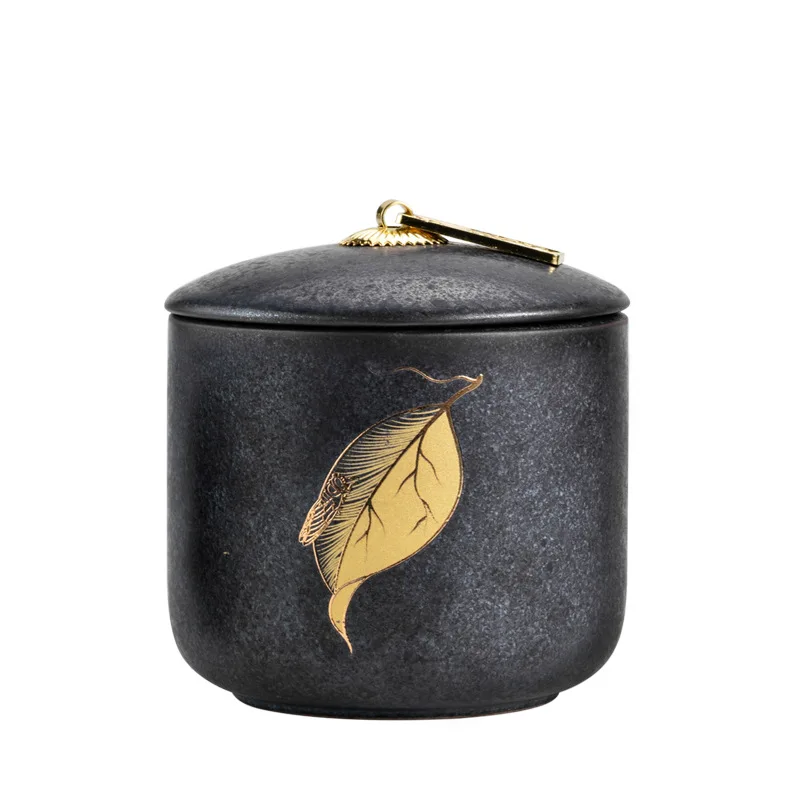 Leaf Ceramic Jar Cylindrical Seal Porcelain Moisture-Proof Tea Interior Decoration
Leaf Ceramic Jar Cylindrical Seal Porcelain Moisture-Proof Tea Interior Decoration