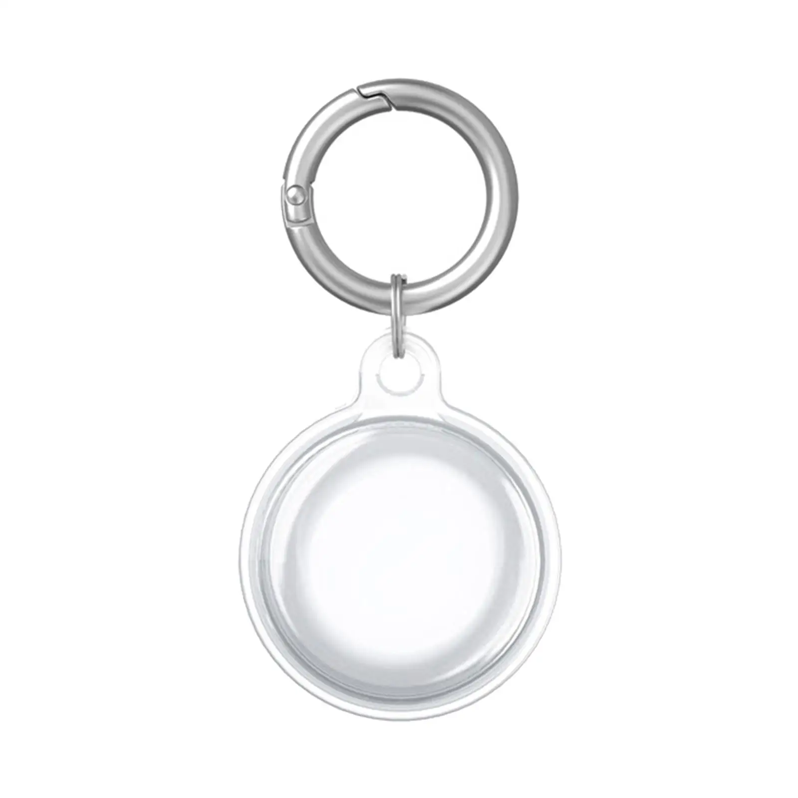 Portable Clear TPU Case Protective Cover Sleeve with Keychain for , Compact Size
