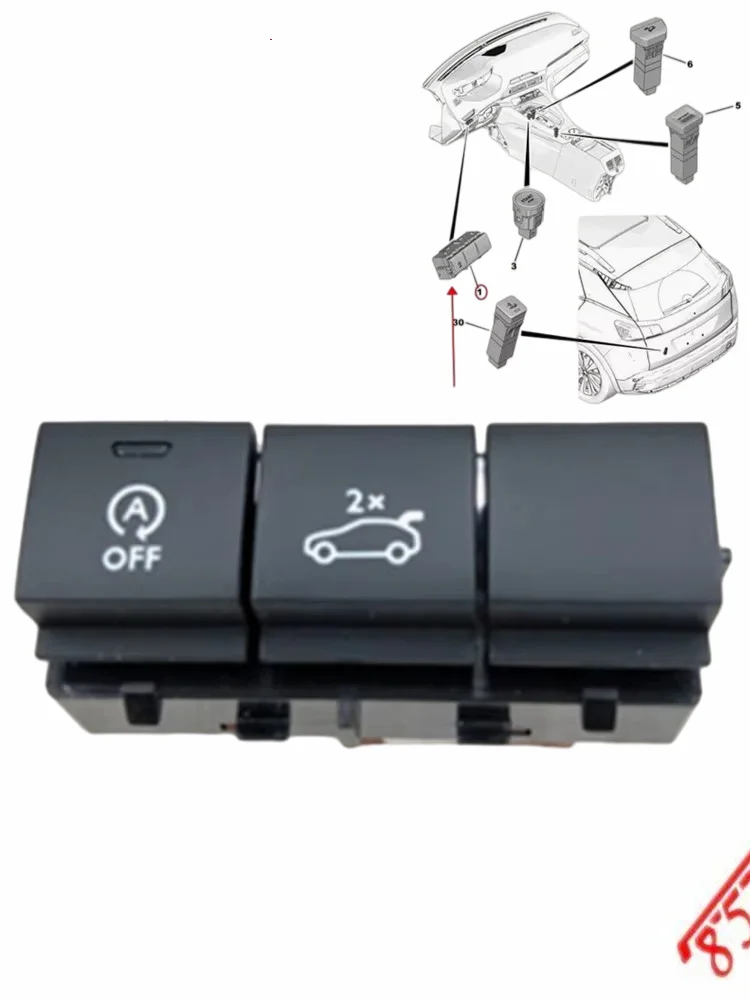Tailgate switch 98196074ZD YL003685ZD For Peugeot 4008 5008 2016-2019 trunk opening switch rear door opening switch
Tailgate switch 98196074ZD YL003685ZD For Peugeot 4008 5008 2016-2019 trunk opening switch rear door opening switch