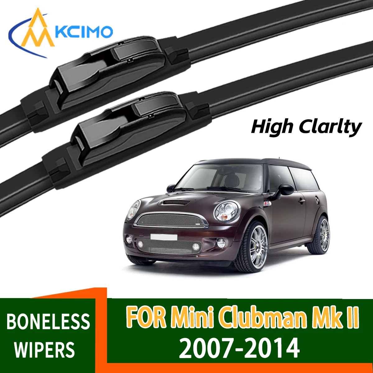For Mini Clubman Mk II R55 2007-2014 Automobiles Durable Quiet Front Windscreen Wiper Blades Auto Window Replacement Accessories
For Mini Clubman Mk II R55 2007-2014 Automobiles Durable Quiet Front Windscreen Wiper Blades Auto Window Replacement Accessories