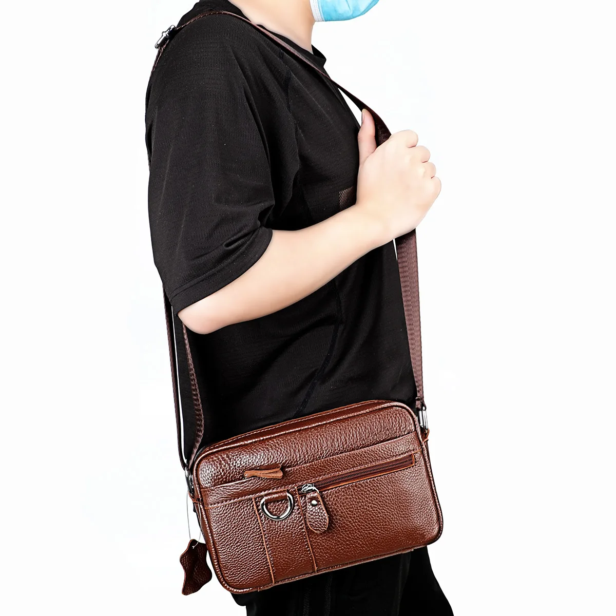 2025 New Fashion Luxury Men's Mini Handbags Cow Genuine Leather Male Shoulder Bag Crossbody Bag Boy Brand Messenger Bags
2025 New Fashion Luxury Men's Mini Handbags Cow Genuine Leather Male Shoulder Bag Crossbody Bag Boy Brand Messenger Bags