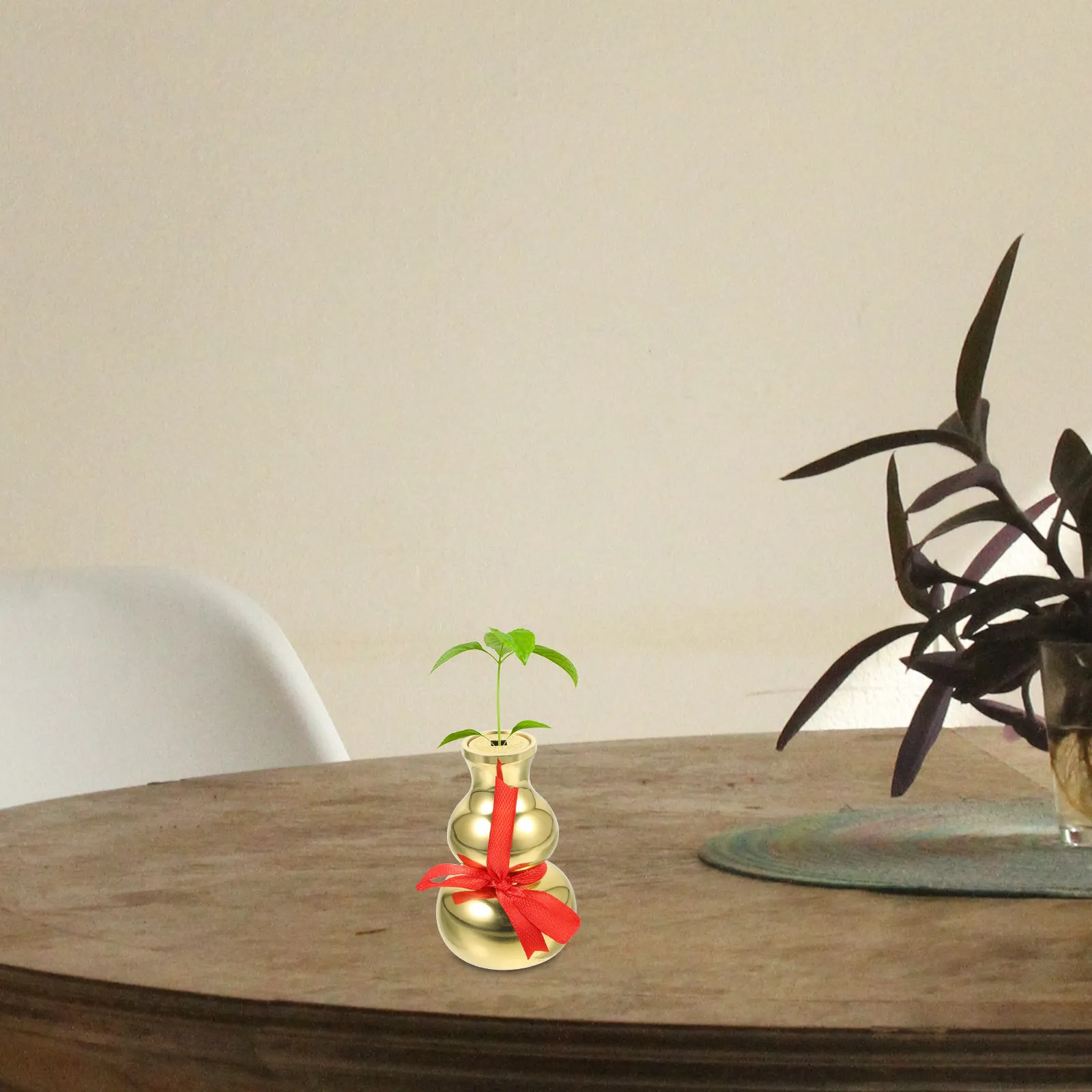 Винтажная миниатюрная ваза: Изысканная мини-ваза в форме тыквы для цветов, настольное украшение для дома, офиса, свадьбы, фэн-шуй декор
Винтажная миниатюрная ваза: Изысканная мини-ваза в форме тыквы для цветов, настольное украшение для дома, офиса, свадьбы, фэн-шуй декор