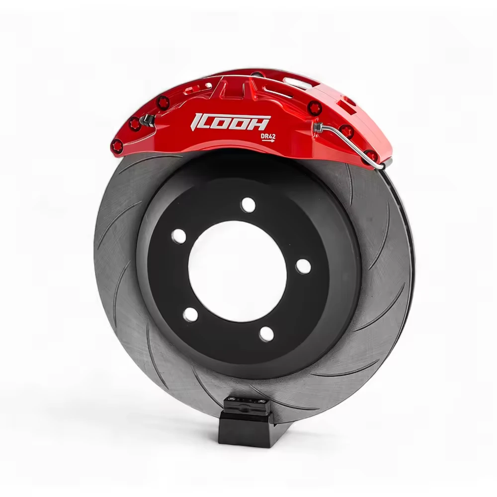 ICOOH Factory Price Modified Racing 4 Piston DR4 Big Brake Kits 330/345/355/362mm Rotor Size Brake Sets for Kia K3 K5 K7 K9
ICOOH Factory Price Modified Racing 4 Piston DR4 Big Brake Kits 330/345/355/362mm Rotor Size Brake Sets for Kia K3 K5 K7 K9