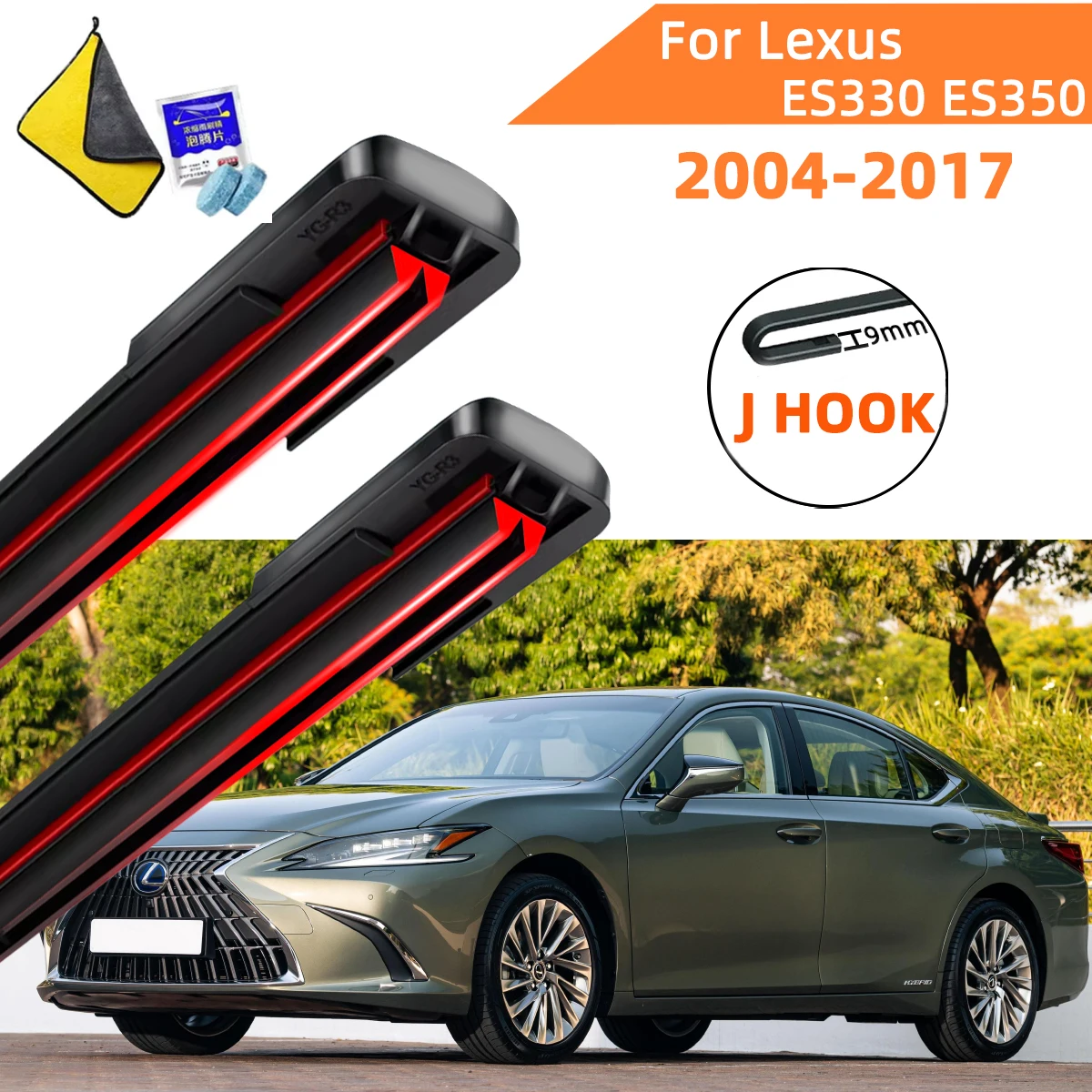 Double Rubber Car Wipers for Lexus ES330 ES350 Front Blade Brushes Cutter Automobiles Parts Accessorie Windscreen Wiper Wear
Double Rubber Car Wipers for Lexus ES330 ES350 Front Blade Brushes Cutter Automobiles Parts Accessorie Windscreen Wiper Wear