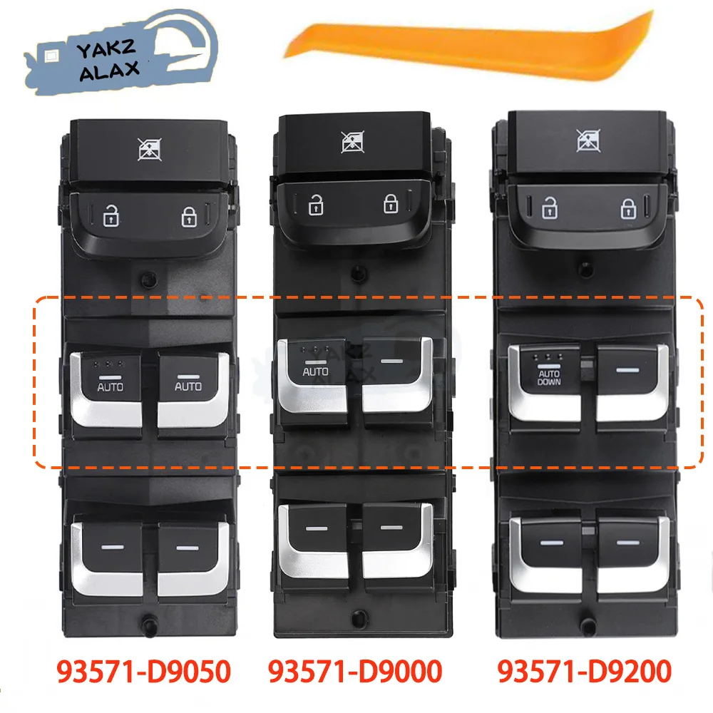 For Kia Sportage 2017 2018 2019 2020 2021 Front Left Window Control Switch Lifter Button 93571-D9050 93571-D9000 93571-D9200
For Kia Sportage 2017 2018 2019 2020 2021 Front Left Window Control Switch Lifter Button 93571-D9050 93571-D9000 93571-D9200