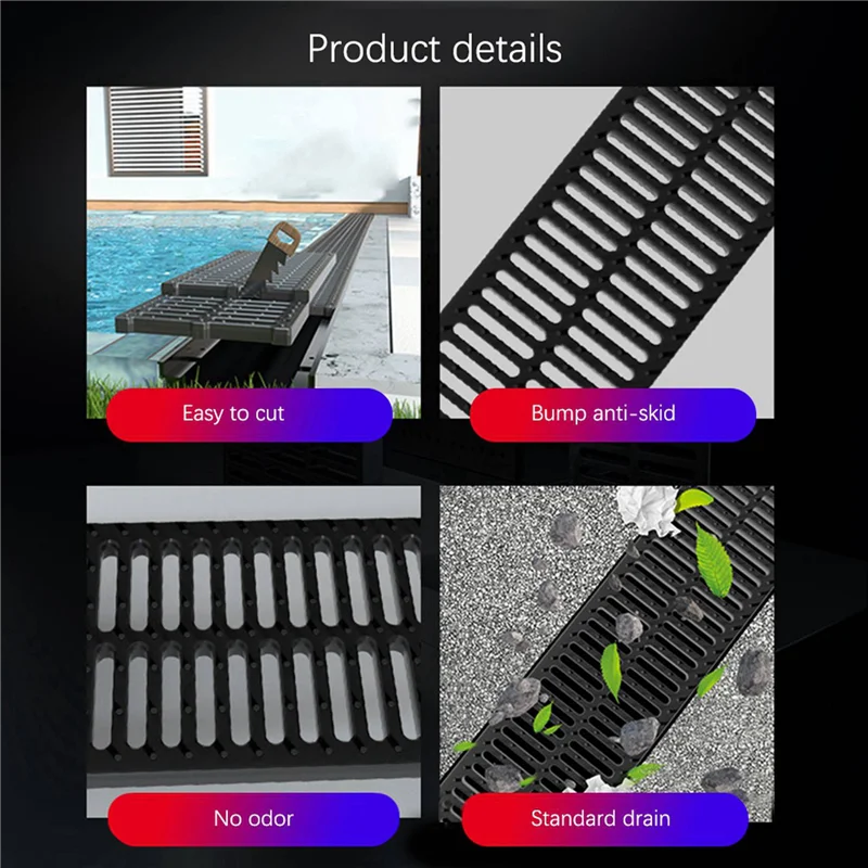 Y17A 3X Rainwater Grate Trench Cover Resin Manhole Cover Drainage Ditch Composite Sink Rectangular Manhole Cover 1
Y17A 3X Rainwater Grate Trench Cover Resin Manhole Cover Drainage Ditch Composite Sink Rectangular Manhole Cover 1