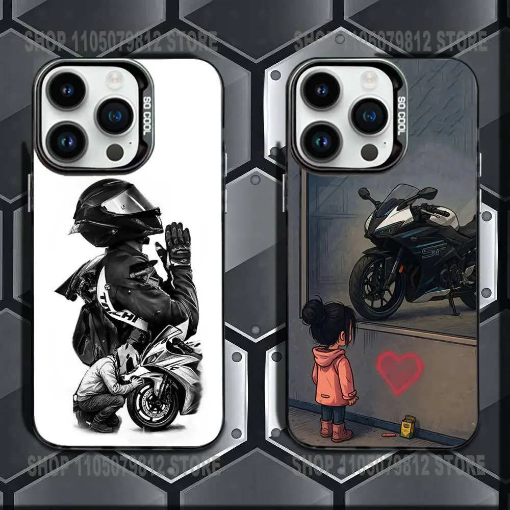 Motorcycle Rider Phone Case For iPhone 16,15,14,13,12,11,Mini,Pro,E,MAX Black Candy Matte Shockproof Cover 
Motorcycle Rider Phone Case For iPhone 16,15,14,13,12,11,Mini,Pro,E,MAX Black Candy Matte Shockproof Cover