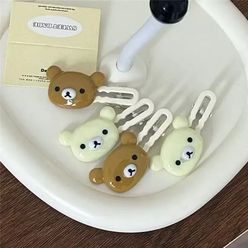 Kawaii Cartoon Rilakkuma Cute Hairpin Student Small Versatile Sweet Lovely Bangs Side Clip Headdress Girl Birthday Gift Ornament
Kawaii Cartoon Rilakkuma Cute Hairpin Student Small Versatile Sweet Lovely Bangs Side Clip Headdress Girl Birthday Gift Ornament